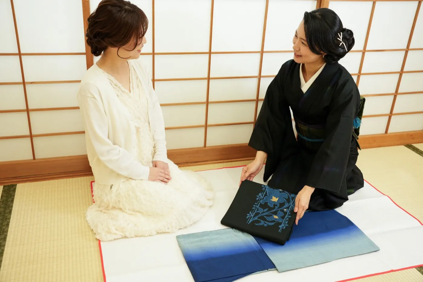 着物の相談風景